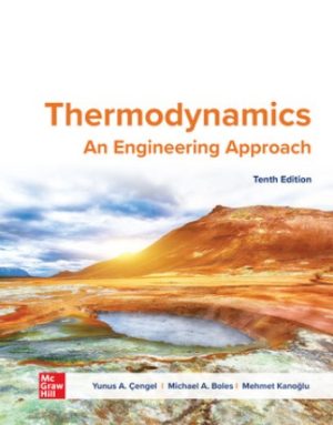 Solution Manual for Thermodynamics An Engineering Approach 10/E Cengel