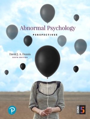 Test Bank for Abnormal Psychology: Perspectives 6/E Dozois