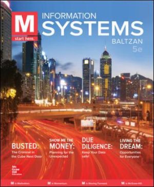 Test Bank for M: Information Systems 5/E Baltzan