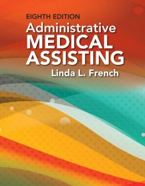 Solution Manual for Administrative Medical Assisting 8/E French