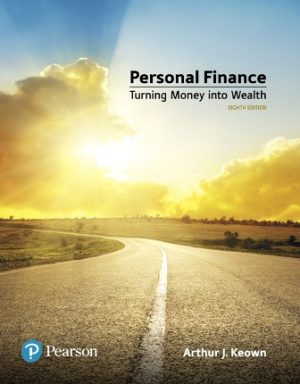 Solution Manual for Personal Finance 8/E Keown