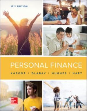 Test Bank for Personal Finance 13/E Kapoor