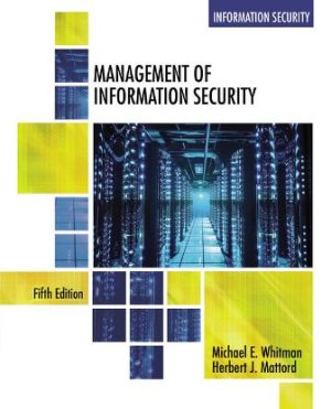 Solution Manual for Management of Information Security 5/E Whitman
