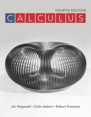 Solution Manual for Calculus 4/E Rogawski