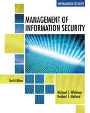 Solution Manual for Management of Information Security 6/E Whitman