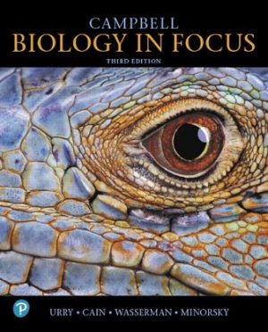 Test Bank for Campbell Biology in Focus 3/E Urry
