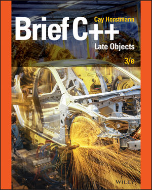 Test Bank for Brief C++: Late Objects 3/E Horstmann