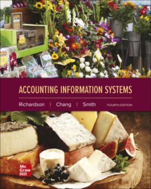 Solution Manual for Accounting Information Systems 4/E Richardson