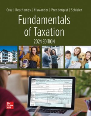 Solution Manual for Fundamentals of Taxation 2024 Edition 17/E Cruz