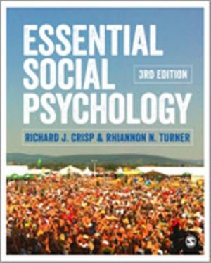 Test Bank for Essential Social Psychology 3/E Crisp