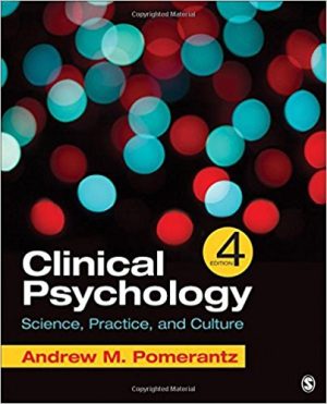 Test Bank for Clinical Psychology Science, Practice, and Culture 4/E Pomerantz