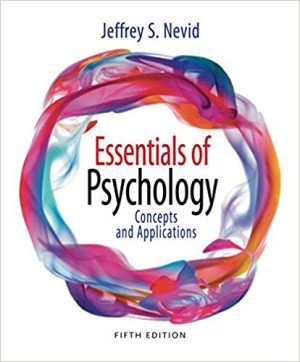 Test Bank for Essentials of Psychology: Concepts and Applications 5/E Nevid