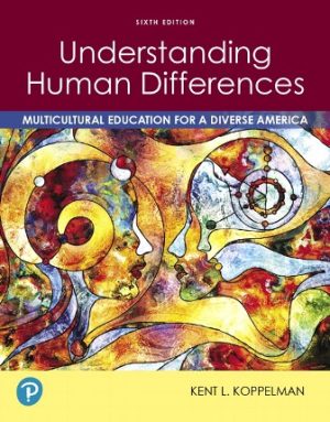 Test Bank for Understanding Human Differences: Multicultural Education for a Diverse America 6/E Koppelman