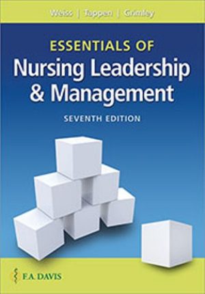 Test Bank for Essentials of Nursing Leadership and Management 7/E Weiss