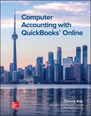 Solution Manual for Computer Accounting with QuickBooks Online 1/E Kay