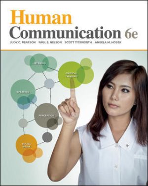 Test Bank for Human Communication 6/E Pearson