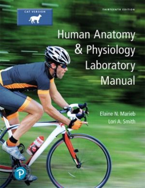 Test Bank for Human Anatomy and Physiology Laboratory Manual Cat version 13/E Marieb