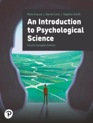 Test Bank for An Introduction to Psychological Science 4\E Krause