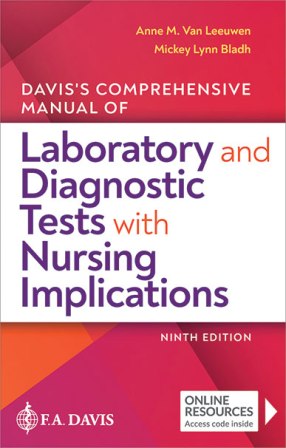 Test Bank for Davis's Comprehensive Manual of Laboratory and Diagnostic Tests With Nursing Implications 9/E Van Leeuwen