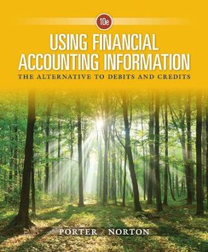 Solution Manual for Using Financial Accounting Information The Alternative to Debits and Credits 10/E Porter