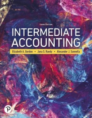 Solution Manual for Intermediate Accounting 3/E Gordon